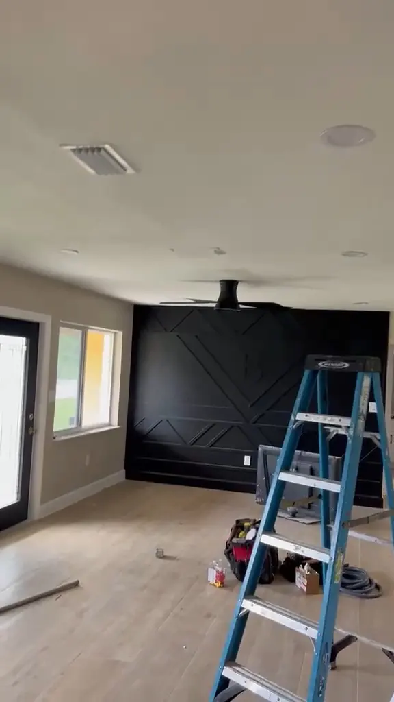 Living room refresh, mid-job