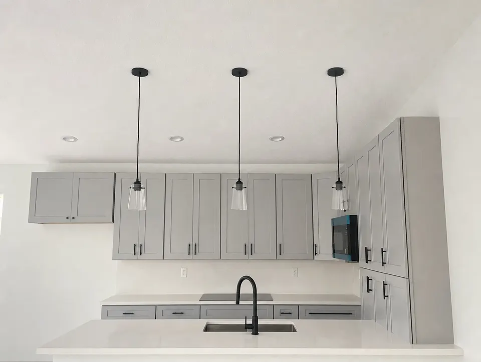 Light fixtures, after the repair