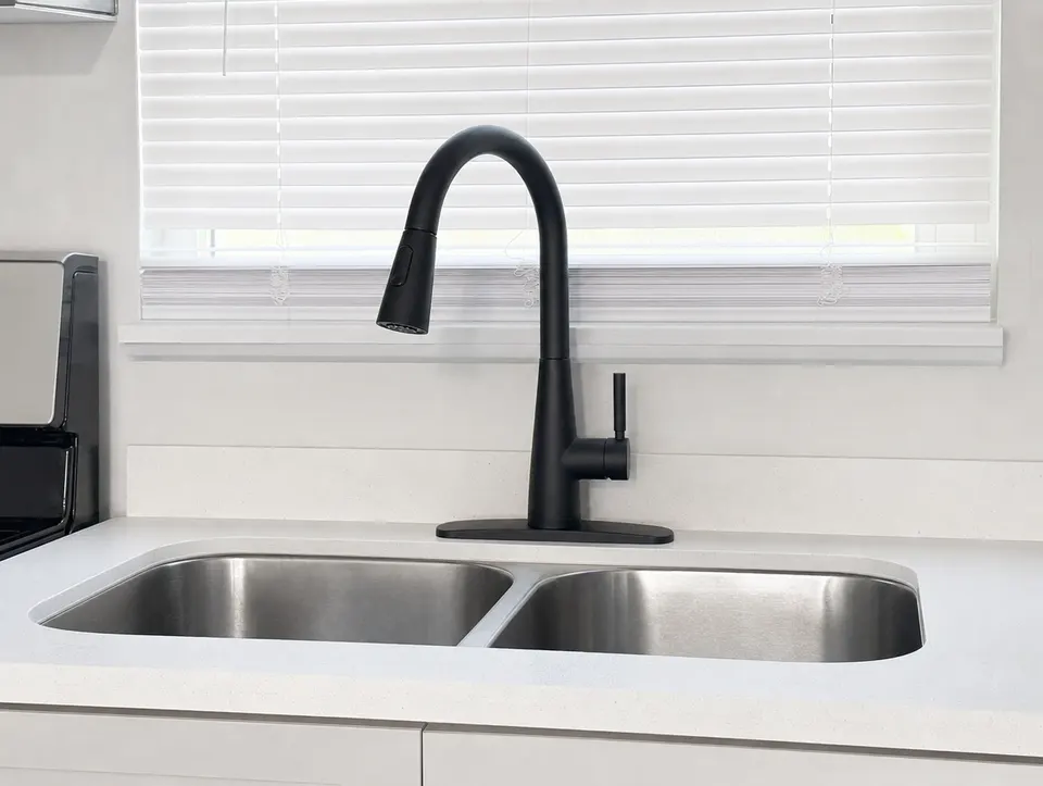 Faucets, after the repair