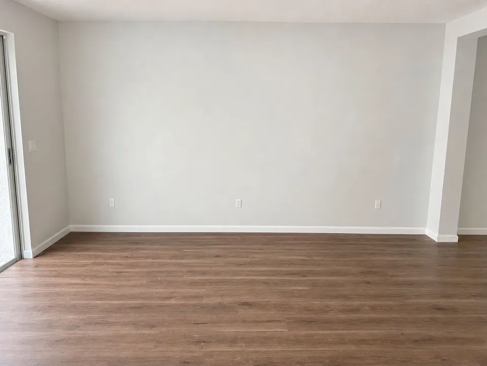 Old carpet to vinyl plank, after the repair